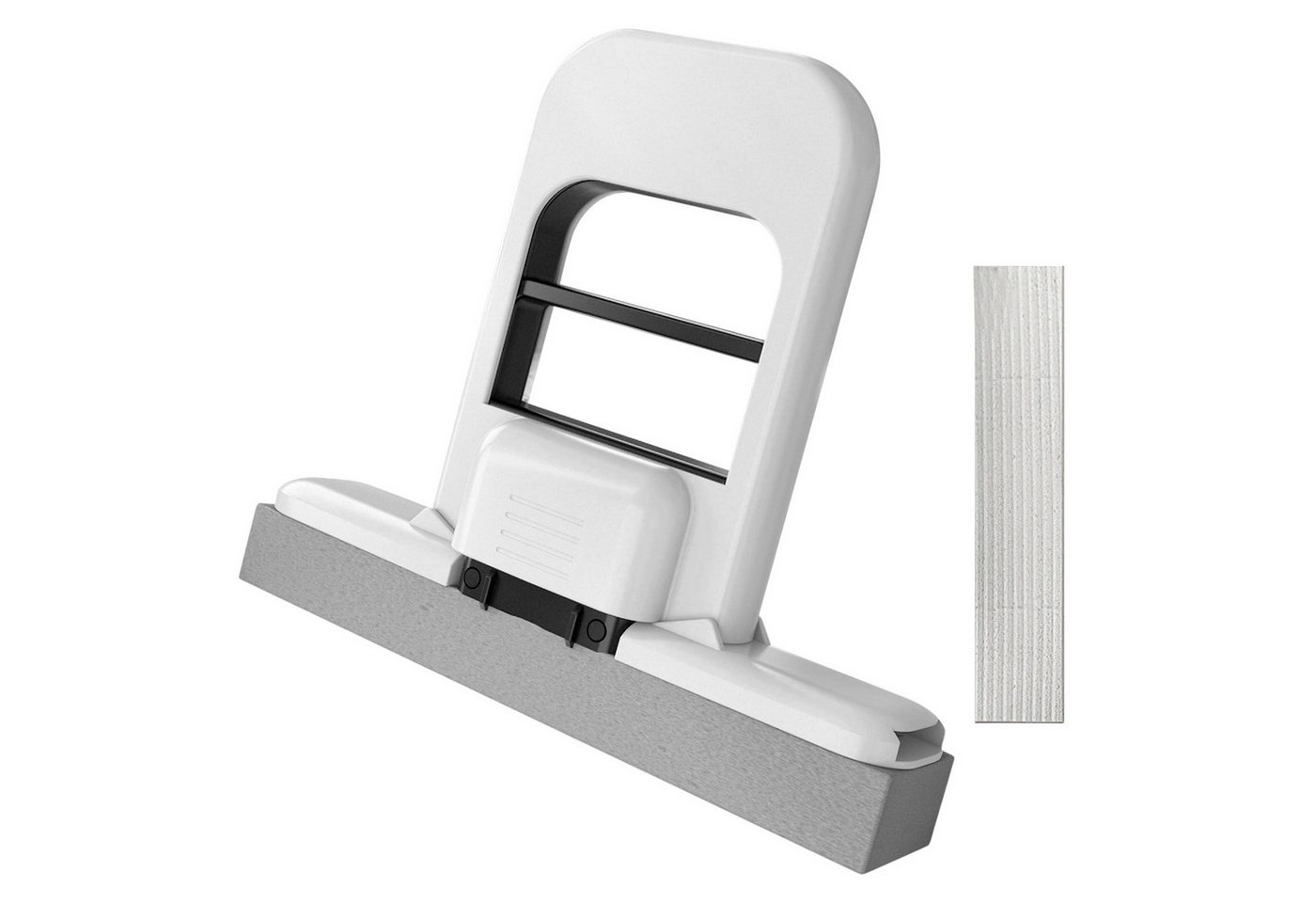 Refttenw Reinigungsschwamm Faltbarer Tischschwammmopp,Reinigungsbürste,mit Ersatz-Baumwollköpfen von Refttenw