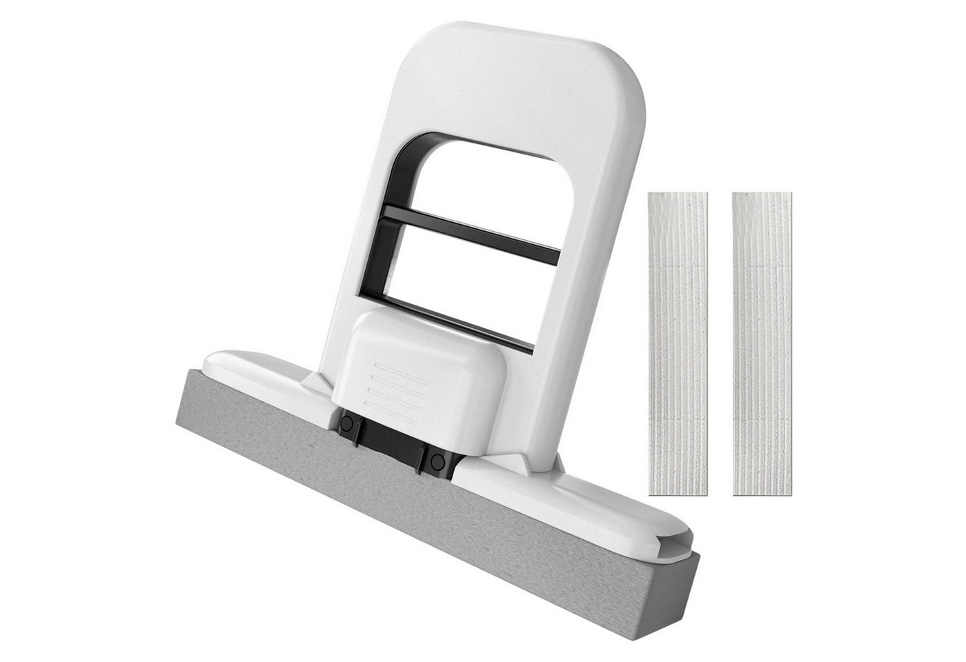 Refttenw Reinigungsschwamm Faltbarer Tischschwammmopp,Reinigungsbürste,mit Ersatz-Baumwollköpfen von Refttenw