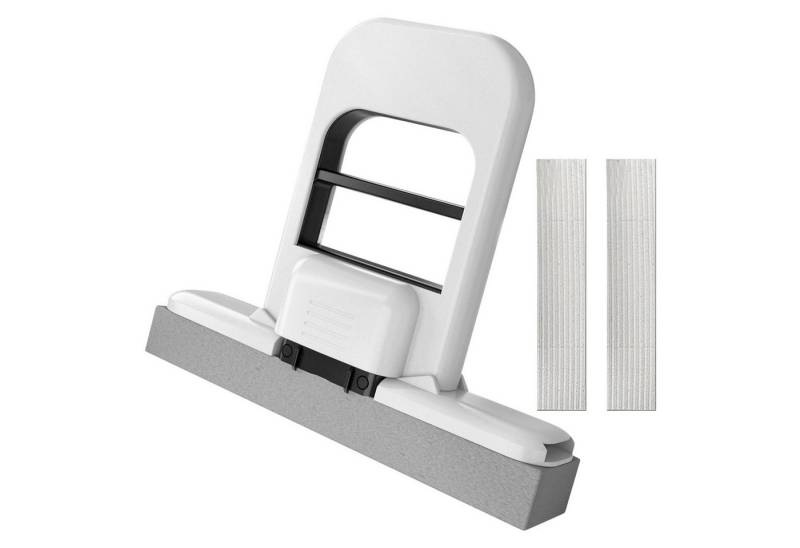 Refttenw Reinigungsschwamm Faltbarer Tischschwammmopp,Reinigungsbürste,mit Ersatz-Baumwollköpfen von Refttenw