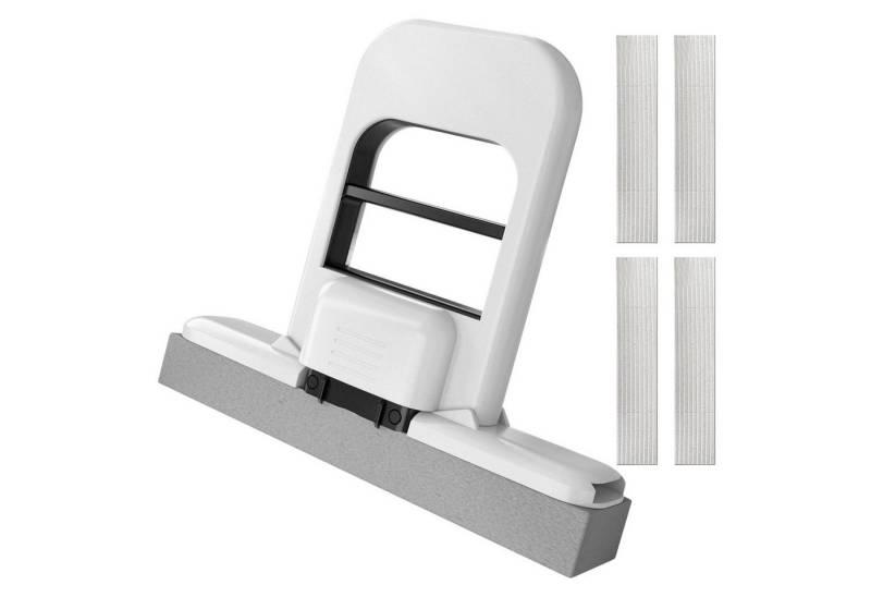 Refttenw Reinigungsschwamm Faltbarer Tischschwammmopp,Reinigungsbürste,mit Ersatz-Baumwollköpfen von Refttenw