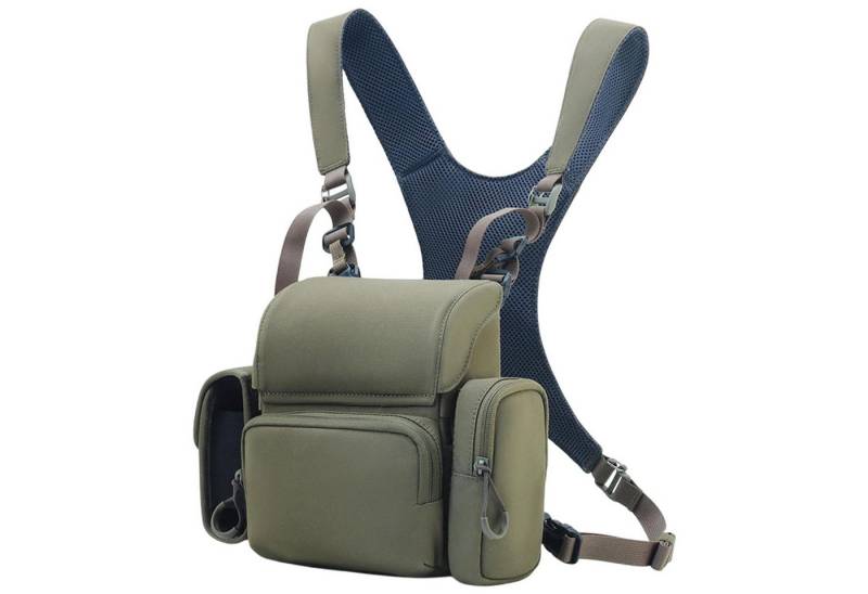 Refttenw Rucksack Fernglas-Tragetasche mit integrierter Regenhülle und Reinigungstuch von Refttenw