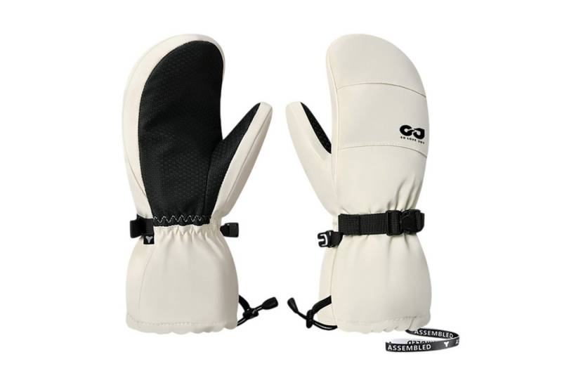 Refttenw Skihandschuhe Kinder Fäustlinge Thermohandschuhe Winterhandschuhe für Snowboard Wasserabweisend und Winddicht, für 4-12Jahre Jungen Mädchen von Refttenw