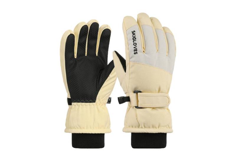Refttenw Skihandschuhe Kinder Winter Warm Rutschfest Touchscreen Skifahren Handschuhe für 6-12 Jungen und Mädchen von Refttenw