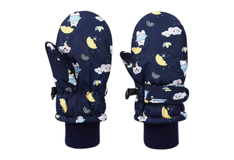 Refttenw Skihandschuhe Wasserdicht Kinder-Skihandschuhe,Winddicht Winterhandschuhe von Refttenw