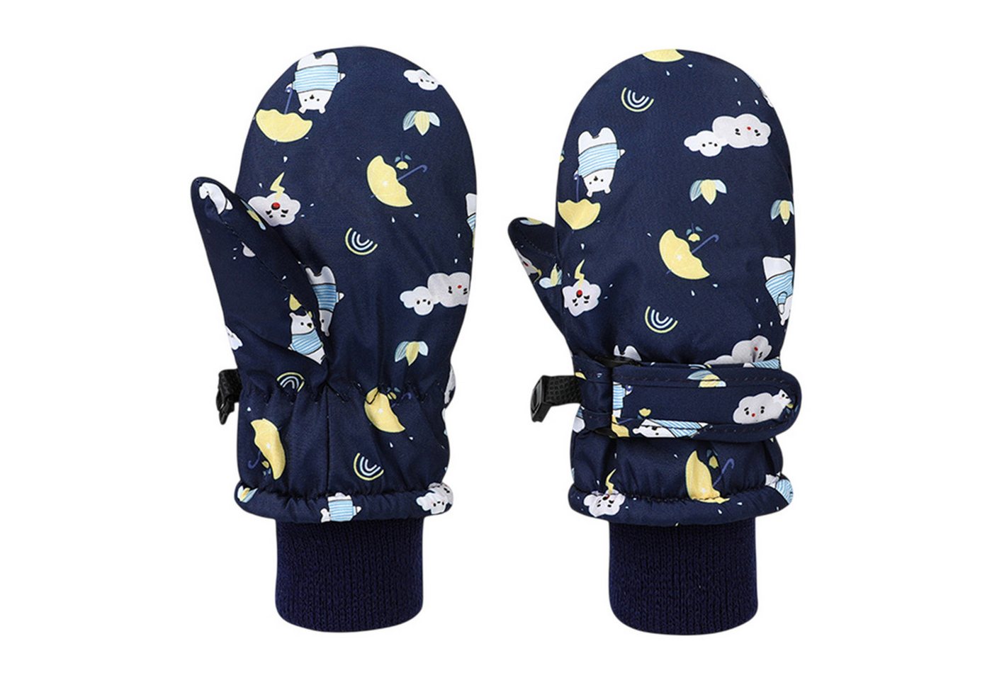 Refttenw Skihandschuhe Wasserdicht Kinder-Skihandschuhe,Winddicht Winterhandschuhe von Refttenw