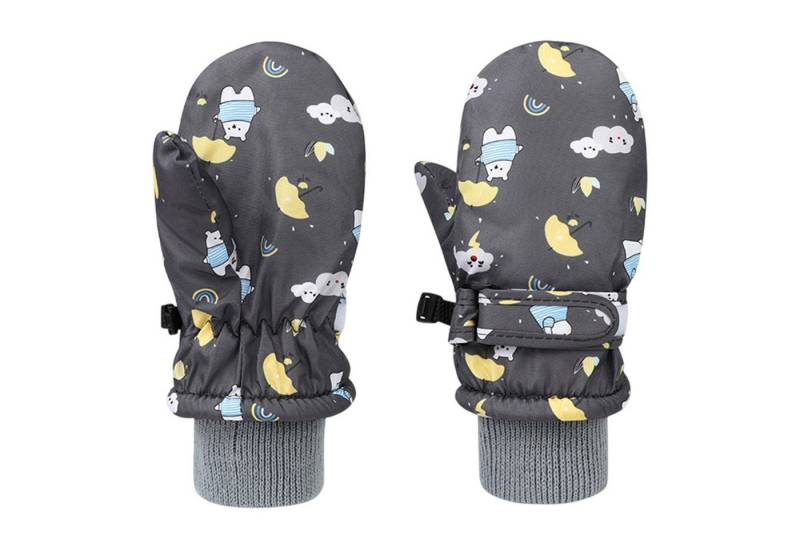 Refttenw Skihandschuhe Wasserdicht Kinder-Skihandschuhe,Winddicht Winterhandschuhe von Refttenw