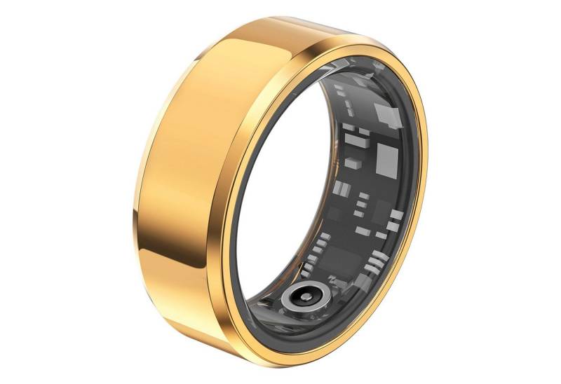 Refttenw Smart Ring Herren Damen Smartring mit 24/7 Gesundheitsmonitor, Fitness Tracker, Foto-Fernsteuerung, App-Anbindung, IP68 Wasserdicht von Refttenw