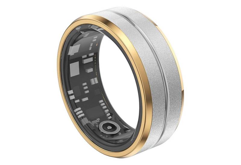 Refttenw Smart Ring Herren Damen Smartring mit 24/7 Gesundheitsmonitor, Fitness Tracker, Foto-Fernsteuerung, App-Anbindung, IP68 Wasserdicht von Refttenw