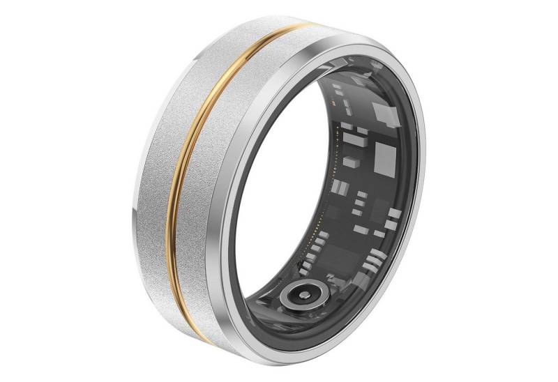 Refttenw Smart Ring Herren Damen Smartring mit 24/7 Gesundheitsmonitor, Fitness Tracker, Foto-Fernsteuerung, App-Anbindung, IP68 Wasserdicht von Refttenw