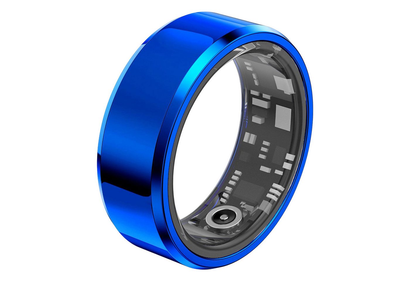 Refttenw Smart Ring Herren Damen Smartring mit 24/7 Gesundheitsmonitor, Fitness Tracker, Foto-Fernsteuerung, App-Anbindung, IP68 Wasserdicht von Refttenw