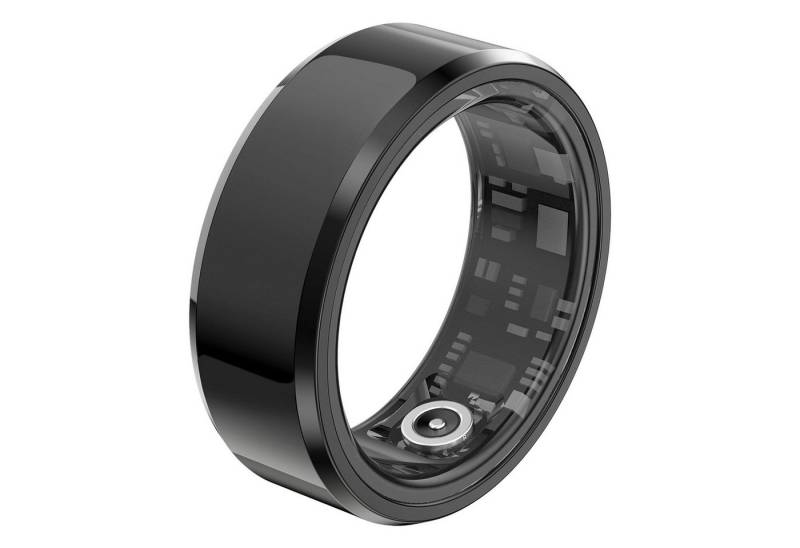 Refttenw Smart Ring Herren Damen Smartring mit 24/7 Gesundheitsmonitor, Fitness Tracker, Foto-Fernsteuerung, App-Anbindung, IP68 Wasserdicht von Refttenw