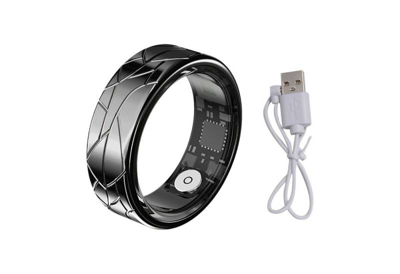 Refttenw Smart Ring mit 24/7 Gesundheitsmonitor & Ferngesteuerte - Wasserdicht & Leicht, Aktivitätstracker, Herzfrequenz, SpO2, Schlaf von Refttenw