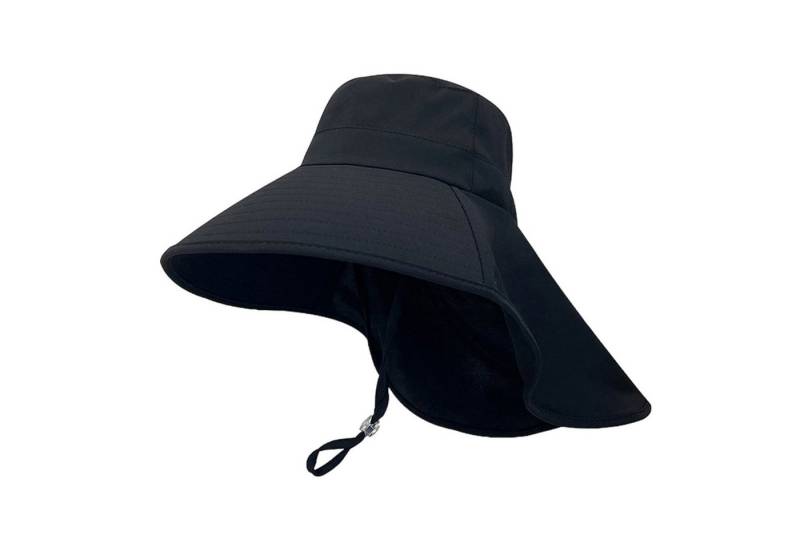 Refttenw Sonnenhut Damen Breiter Krempe Sonnenhut UV Schutz Strandhut mit Nackenklappe von Refttenw