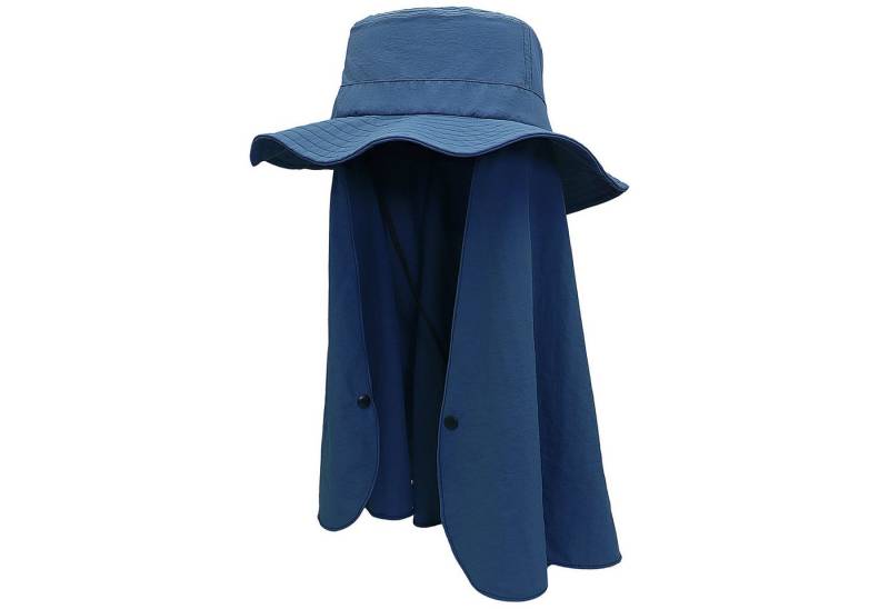 Refttenw Sonnenhut Damen Sonnenhut,mit Nackenklappe Sonnenschutz Kappe wasserabweisend von Refttenw