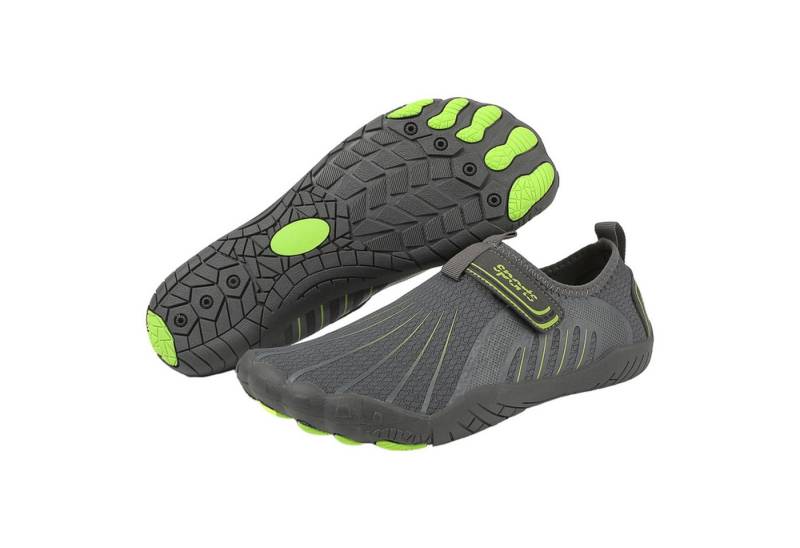 Refttenw Strandschuhe Herren Damen Badeschuhe Atmungsaktiv Rutschfest Barfußschuh Wasserschuhe mit Breite Zehenbox, Schnell Trocken von Refttenw