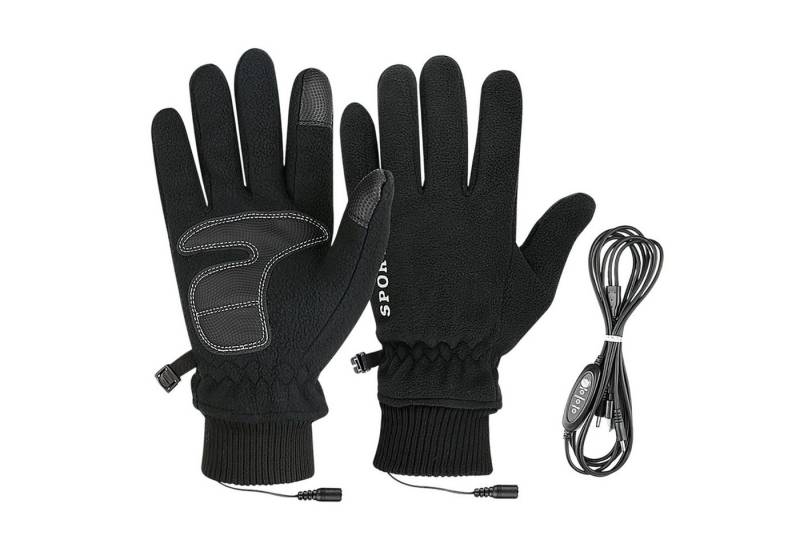 Refttenw Strickhandschuhe USB-beheizbare Handschuhe,Thermo handschuhe damen,Touchscreen-Design von Refttenw