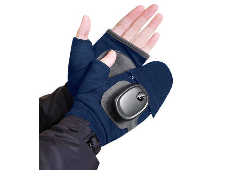 Refttenw Strickhandschuhe Wiederaufladbare Handschuhe,ingerlose Beheizte Handschuhe von Refttenw