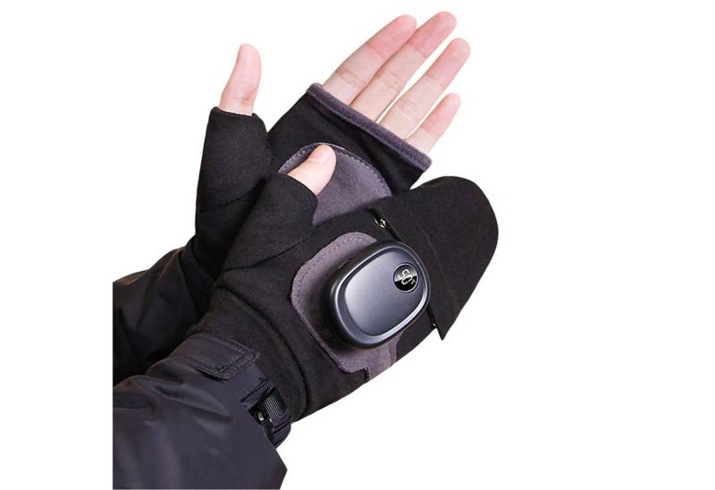 Refttenw Strickhandschuhe Wiederaufladbare Handschuhe,ingerlose Beheizte Handschuhe von Refttenw
