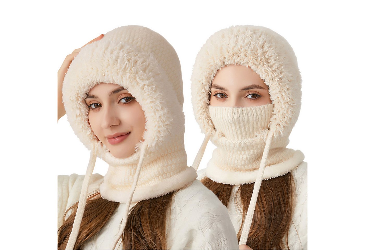 Refttenw Sturmhaube 3 in 1Winter Thermo Skimaske,Balaclava für Radfahren,Gesichtshaube von Refttenw