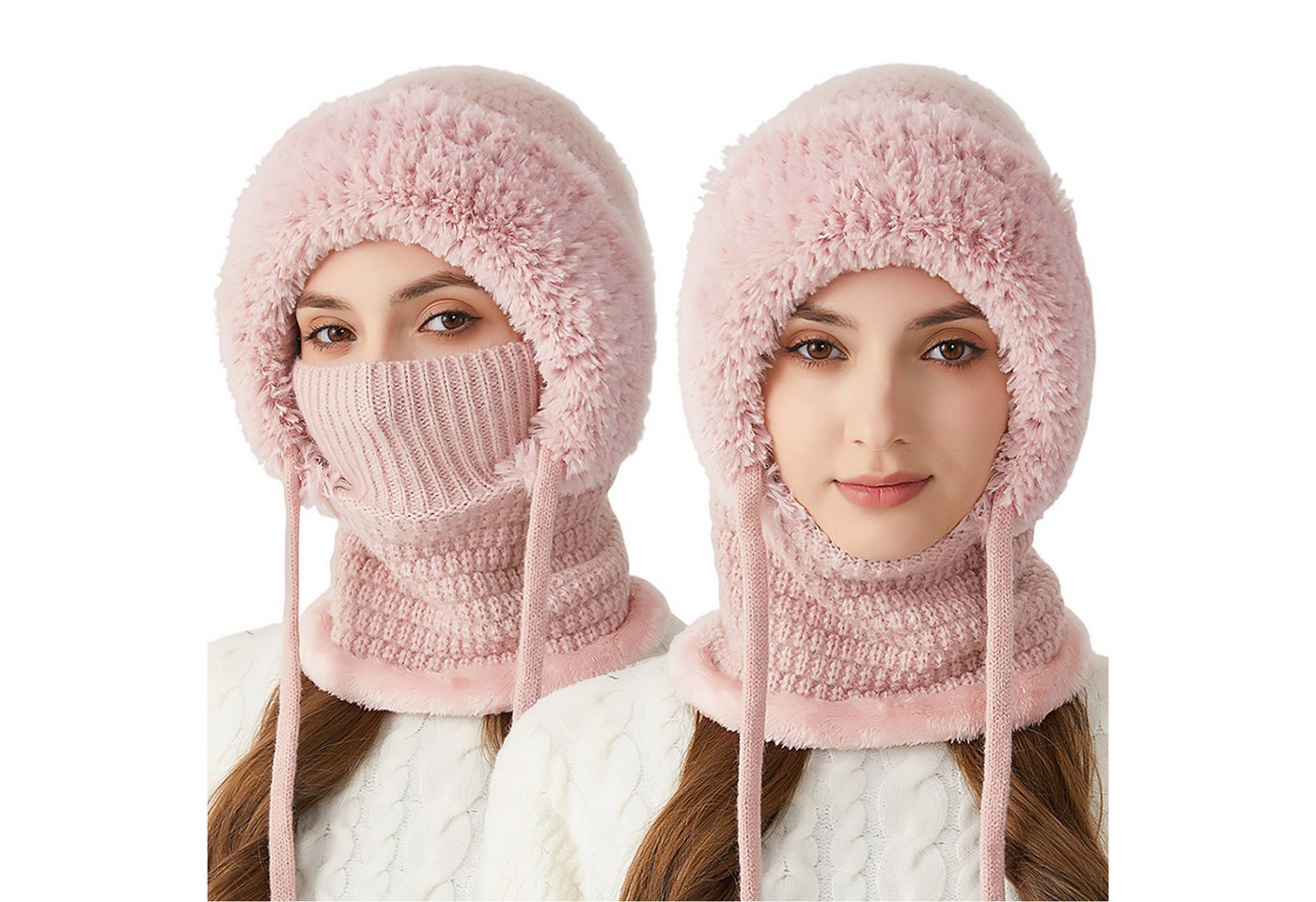 Refttenw Sturmhaube 3 in 1Winter Thermo Skimaske,Balaclava für Radfahren,Gesichtshaube von Refttenw