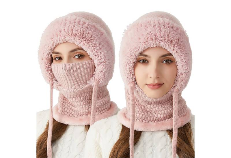 Refttenw Sturmhaube 3 in 1Winter Thermo Skimaske,Balaclava für Radfahren,Gesichtshaube von Refttenw