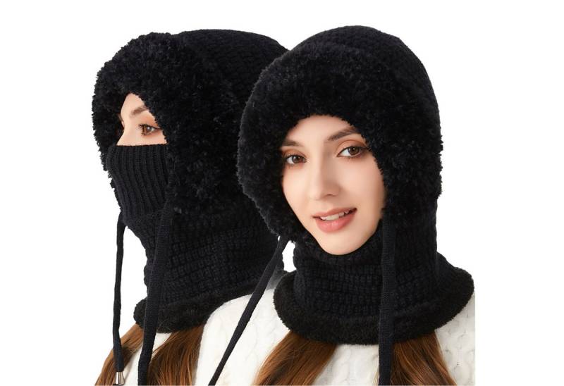 Refttenw Sturmhaube 3 in 1Winter Thermo Skimaske,Balaclava für Radfahren,Gesichtshaube von Refttenw