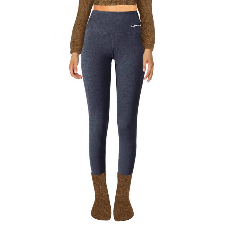 Refttenw Thermoleggings Gefütterte Strumpfhose High Waist Laufhose Thermohose mit schmaler Beinabschluss von Refttenw