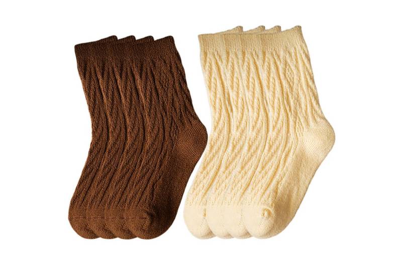 Refttenw Thermosocken 4 Paar Damen Warme Wintersocken Thermo Socken Bequem Kuschelsocken (Set) von Refttenw