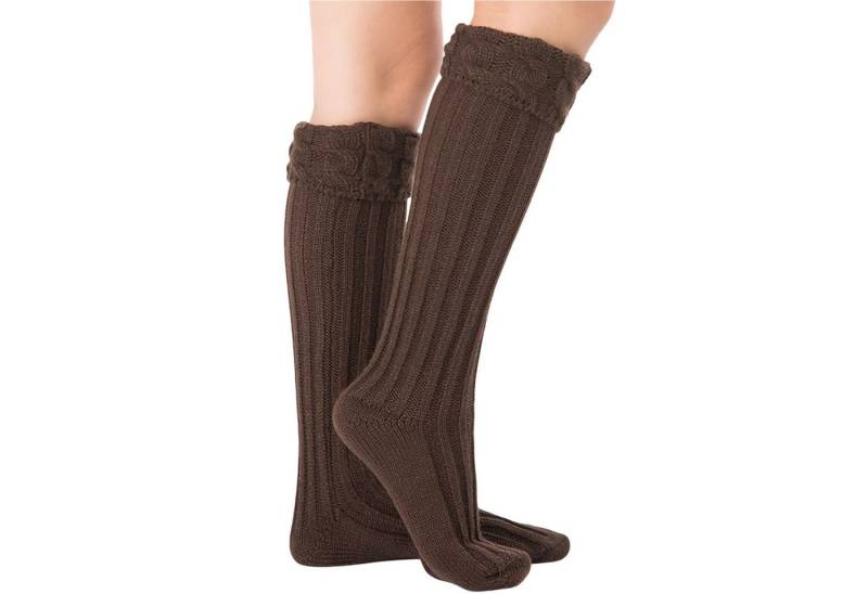 Refttenw Thermosocken Warme Stricksocken Kniestrümpfe Damen,Lange Stricksocken von Refttenw