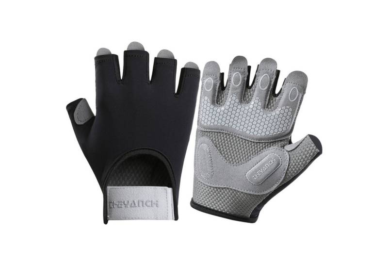 Refttenw Trainingshandschuhe Halbfinger-Fitnesshandschuhe,Sporthandschuhe,Rutschfester von Refttenw