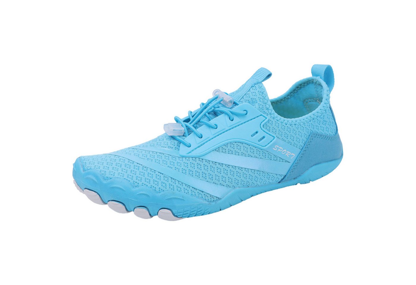 Refttenw Unisex Wasserschuhe Schnelltrocknende Strandschuhe Rutschfest Barfußschuh Atmungsaktiv Badeschuhe, Null-Abfall, Breite Zehenbox von Refttenw