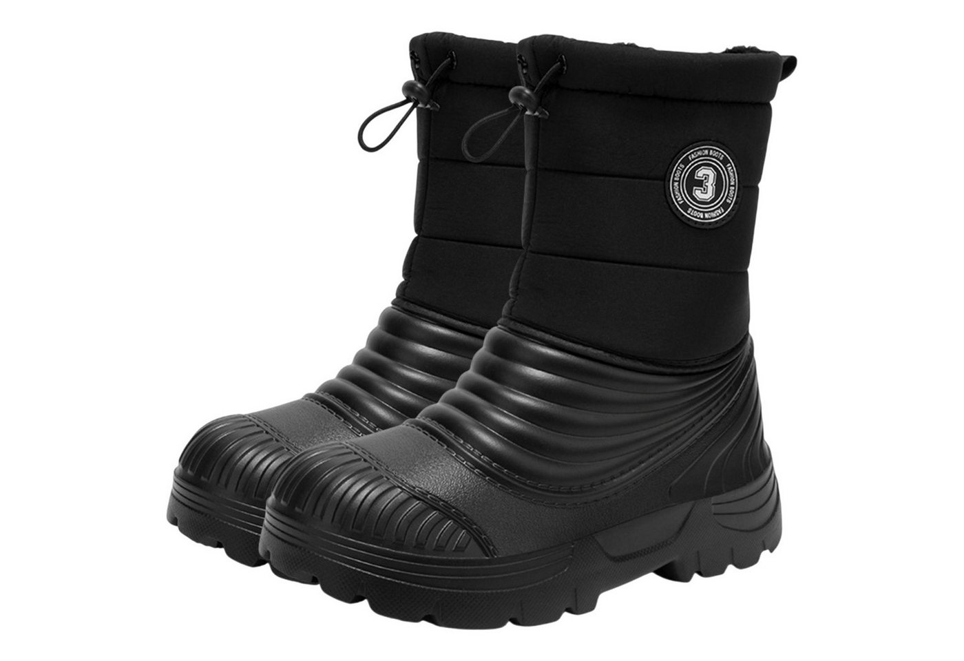 Refttenw Warme Schneestiefel,Plüsch Winterstiefel,Rutschfeste Baumwollschuhe Winterstiefel von Refttenw