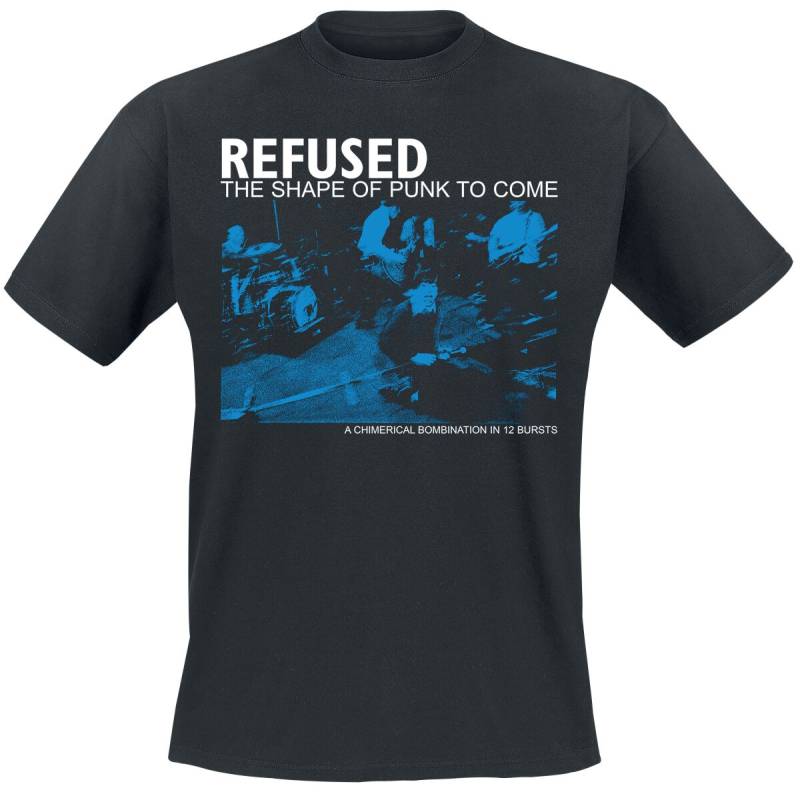 Refused T-Shirt - The Shape Of Punkt To Come Live - S bis XXL - für Männer - Größe M - schwarz  - Lizenziertes Merchandise! von Refused