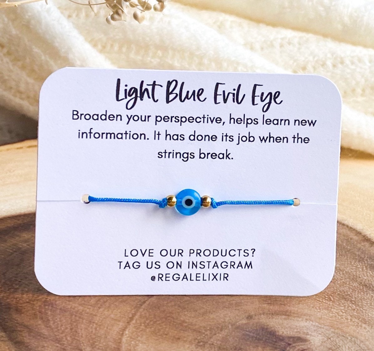 Blau Auge Armband | Für Babys Männer Frauen Unisex von RegalElixirShop