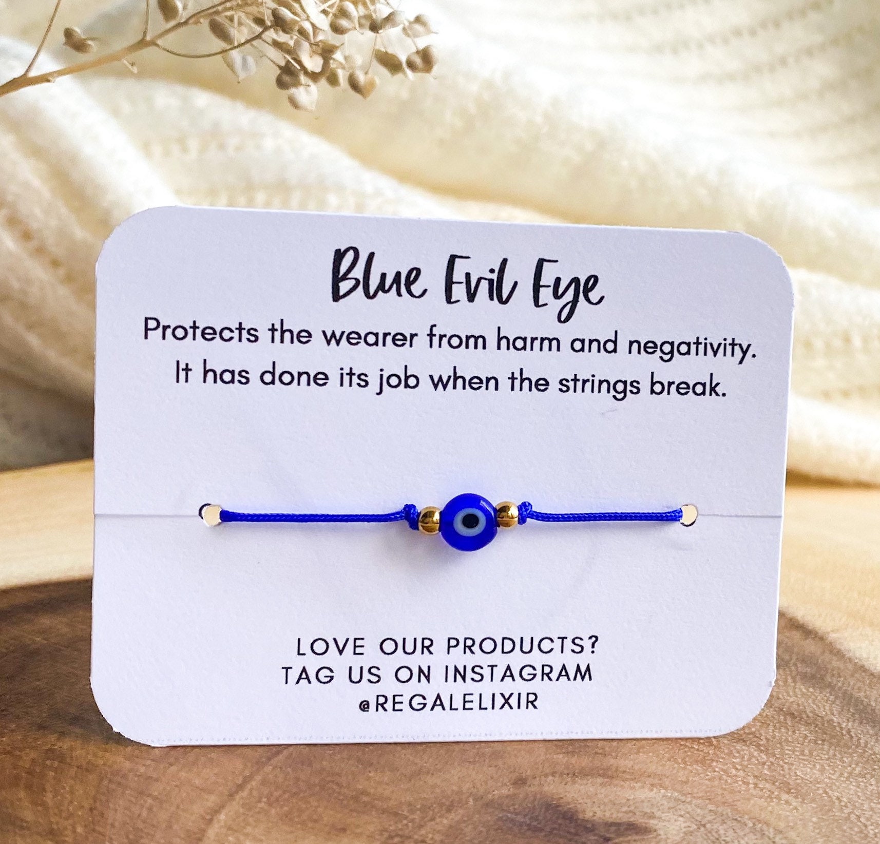 Blaues Auge Armband Für Männer Frauen Unisex Baby Kind String von RegalElixirShop