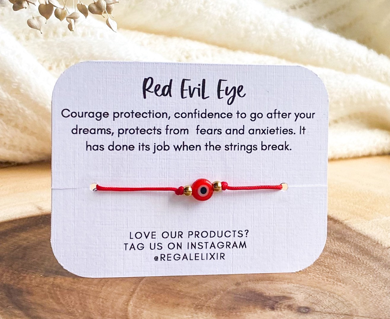 Rotes Auge Armband Für Männer | Frauen Unisex Baby Schnur von RegalElixirShop