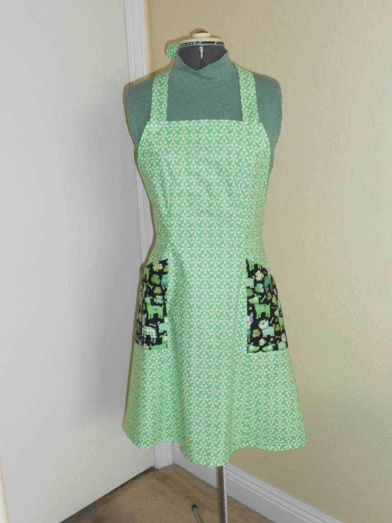 Lady's St. Patrick's Day Doggies Schürze von RegalRemnants