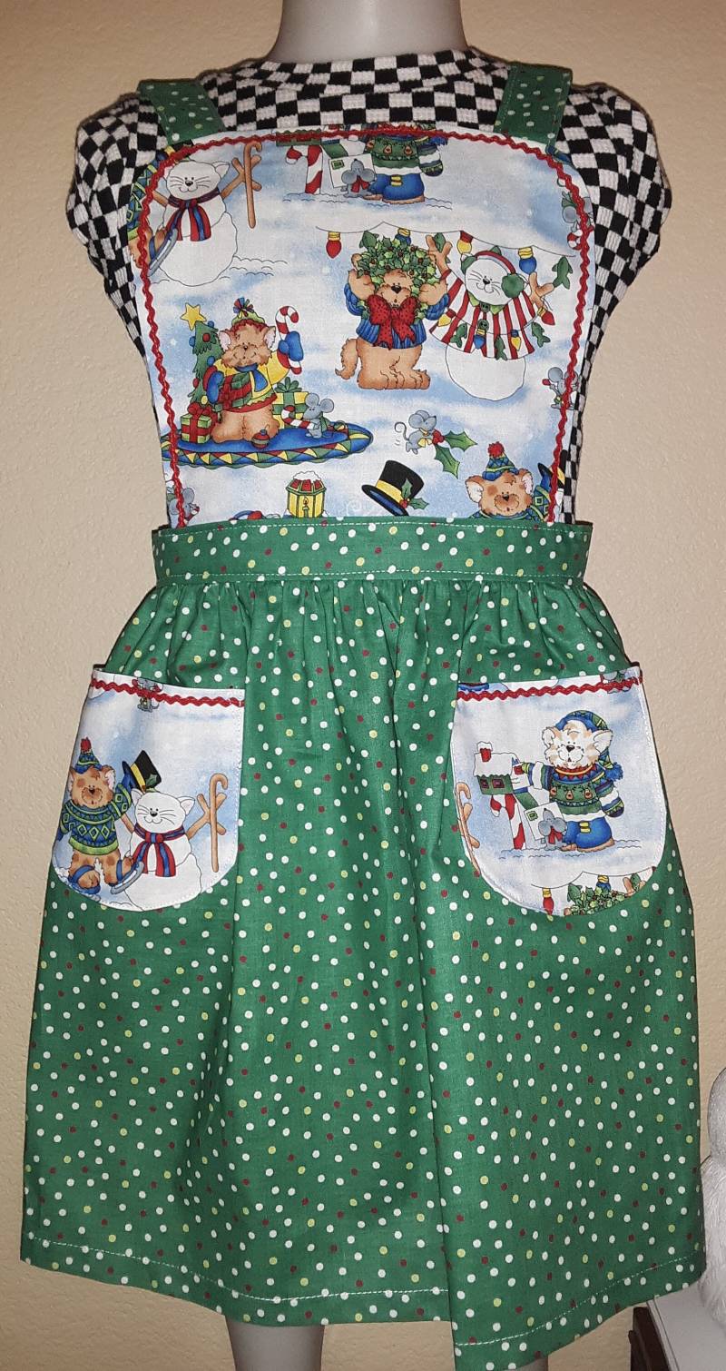 Weihnachts Schürze Für Katzen Weihnachts Schürze Für Katzen von RegalRemnants