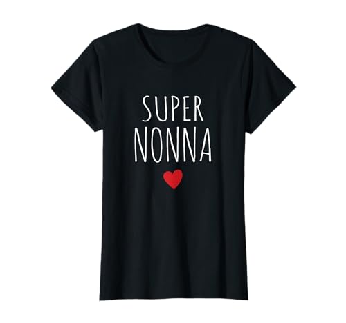 Regali per la migliore Super Nonna Damen Klassisch T-Shirt Schwarz S Super Nonna Amore Cuore Migliore Nonna del Mondo Regalo Regali per la migliore Super Nonna Damen Klassisch T-Shirt Schwarz S Super Nonna Amore Cuore Migliore Nonna del Mondo Regalo von Regali per la migliore Super Nonna