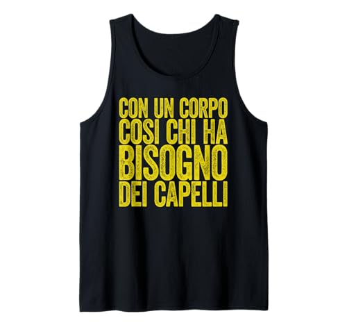 Herren Glatze Männer mit einem Körper, der Haare braucht Tank Top Herren Glatze Männer mit einem Körper, der Haare braucht Tank Top von Regalo perfetto per uomini calvi