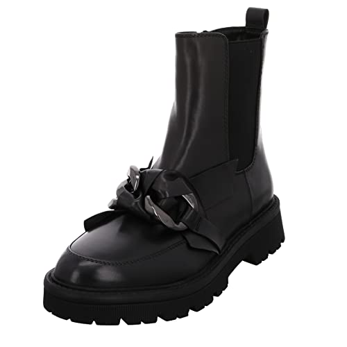 Regarde Le Ciel Dalia Chelsea Boots Leder-/Textilkombination uni Chelsea Boot schwarz Dalia von regarde le ciel