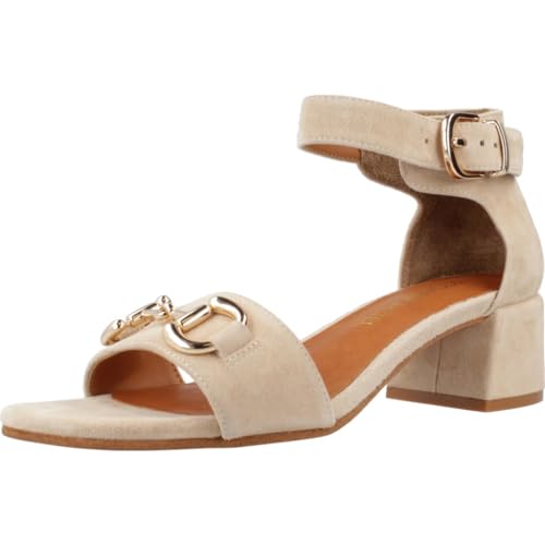 regarde le ciel Damen Sandalette in Beige, Größe 38 von regarde le ciel