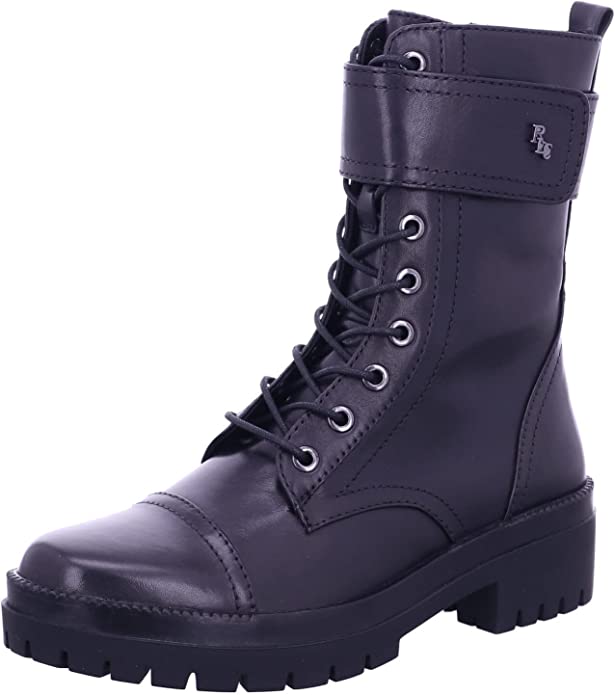 female Stiefeletten schwarz Schnürstiefel Boot Damen Schwarz Olga 0... 37 von Regarde le Ciel