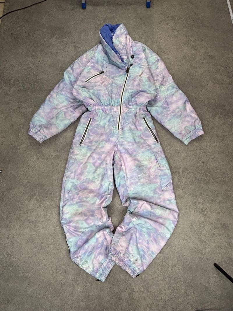 Vintage 90S L'alpina Ski Suit | Pastel One Piece Snowsuit Retro Snowboard Jumpsuit Unisex Winter Skiwear von RegardezVintage