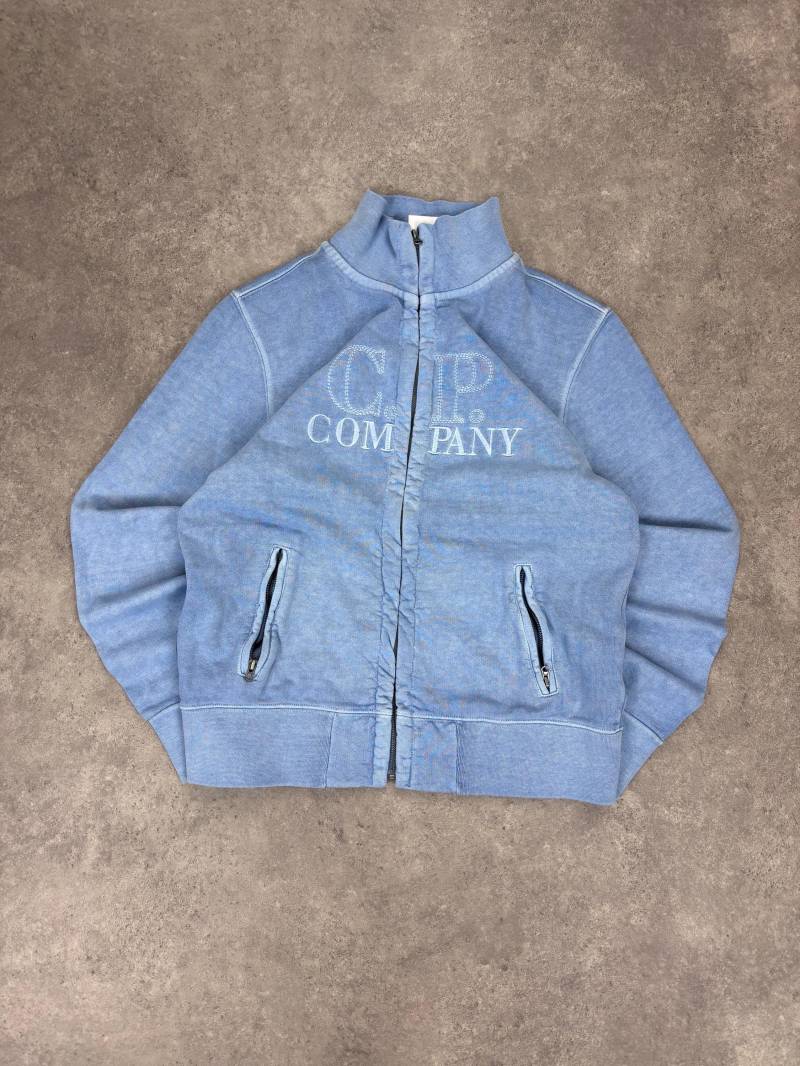 Vintage C.p. Company 90S Zip Jacket | Blue Logo Track Men's Streetwear Y2K Casual Fashion Retro Sportswear Top von RegardezVintage