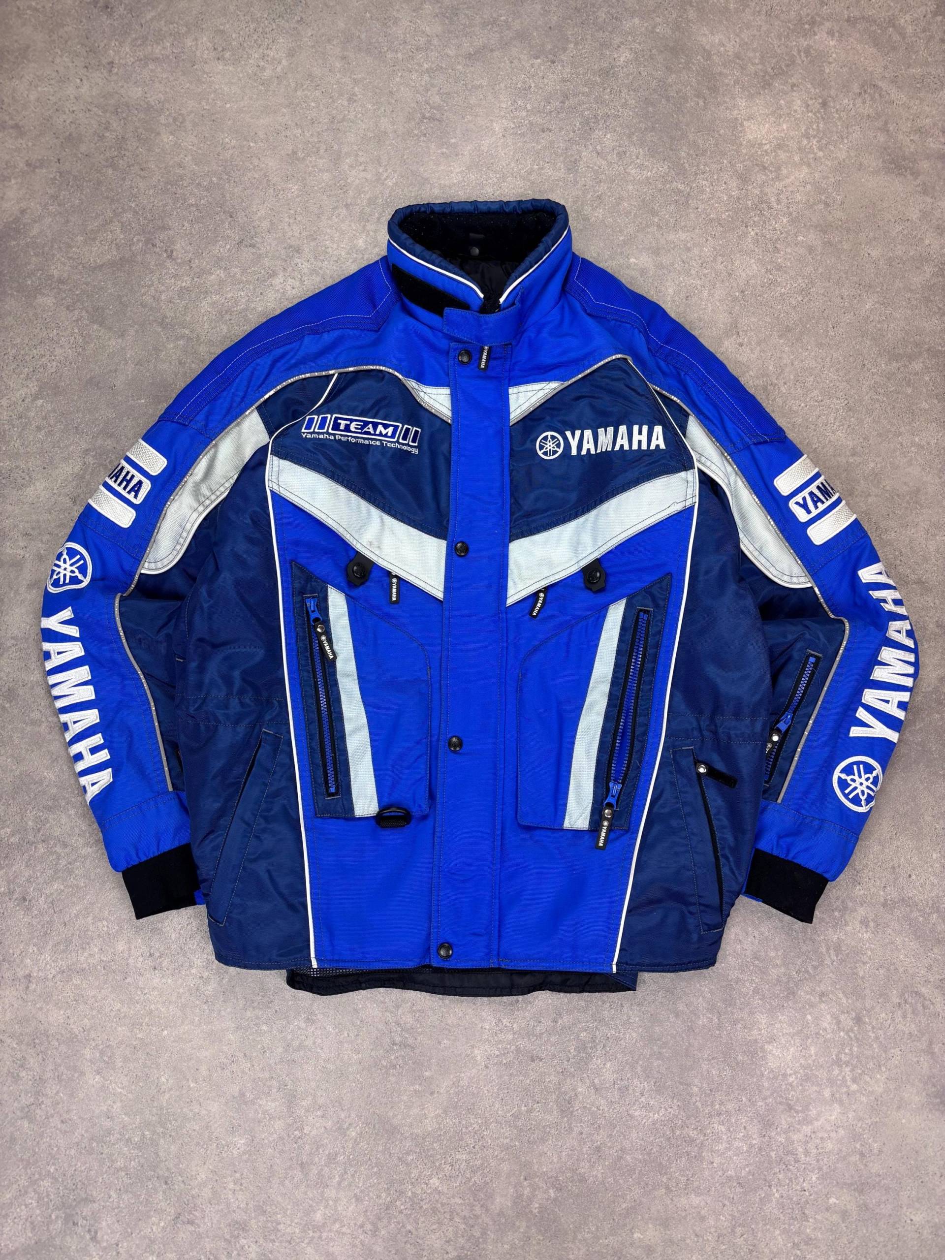 Vintage Yamaha Racing Jacket Blue | 90S Team Motorcycle Retro Biker Windbreaker Motogp Streetwear Unisex Sports von RegardezVintage