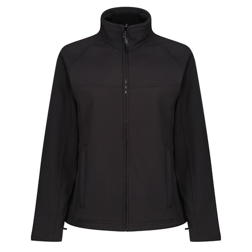 Regatta Professional Damen Uproar Soft Shell Mantelkleid, Schwarz, 48 von Regatta Professional