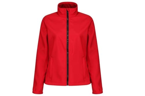 Regatta Professional Damen Women's Ablaze Printable Softshell Jacket Jacke, Klassisches Rot (schwarz), 38 von Regatta Professional