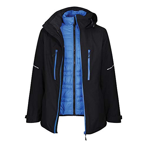 Regatta Herren Professional Men's X-pro Evader Iii 3 in 1 Waterproof Insulated Jacket Jacke, Schwarz, L von Regatta