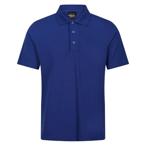 Regatta Professional Herren Mens Pro 65/35 Short Sleeve Polo T Shirt Polohemd, Blau, 4XL Regatta Professional Herren Mens Pro 65/35 Short Sleeve Polo T Shirt Polohemd, Blau, 4XL von Regatta Professional